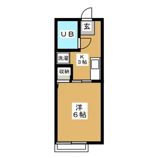 グリーンヒルI【1階】の間取り