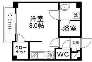 メゾンアルソス【2階】の間取り