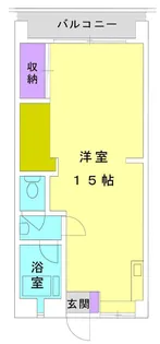 グロリアハイツ【1階】の間取り