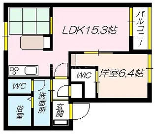 すみれハイツ【1階】の間取り