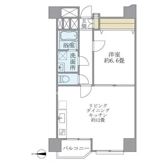 TS大森ハイム(ティーエスオオモリハイム)【5階】の間取り