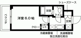 ウエリスアイビー門戸厄神【5階】の間取り