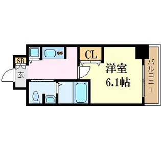 エスリード西宮北口第2【3階】の間取り