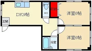 パークハイツ【1階】の間取り
