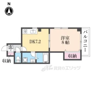 オークハウス【2階】の間取り