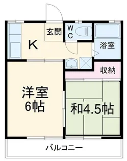 武田ハイツ【1階】の間取り
