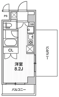I LIKE KJ 1BANKAN【3階】の間取り