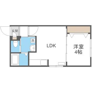 ラフィーネ南15条【5階】の間取り