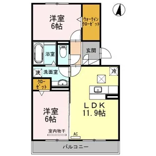 レジェンド A【1階】の間取り