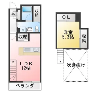 グリンリーフ若葉の間取り
