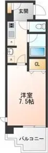 メゾンリジエール【5階】の間取り