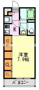 リブリ・Ever greenII(エヴァーグリーンツー)【3階】の間取り
