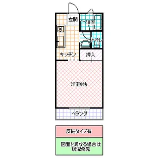 ドエル桃山【2階】の間取り