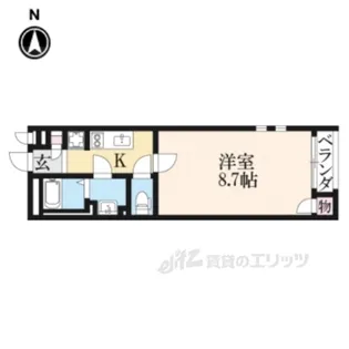 クレイノフラン【1階】の間取り