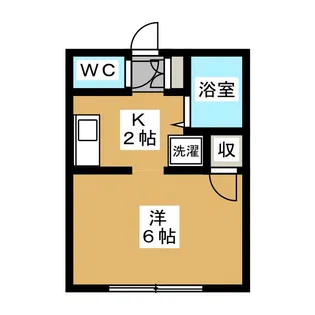 ジュネス本牧【2階】の間取り