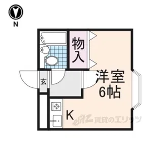ポストマンション【2階】の間取り
