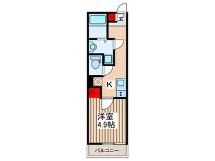 N.プライム北越谷【1階】の間取り