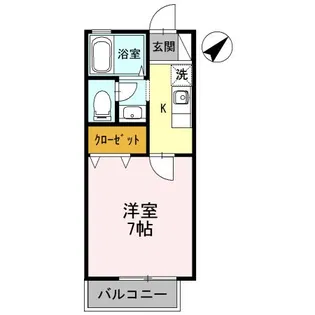 グランバーレ【1階】の間取り