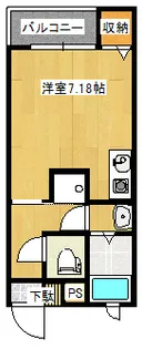 Zero武2丁目【2階】の間取り