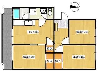 谷口マンション【2階】の間取り
