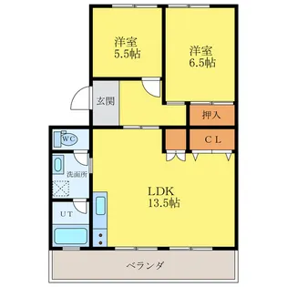 天神マンション【3階】の間取り