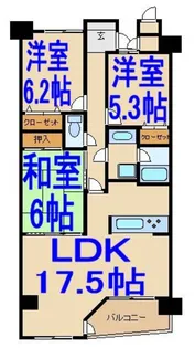 プレシーン野木ハイライズ【8階】の間取り