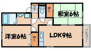 アビタシオン【1階】の間取り