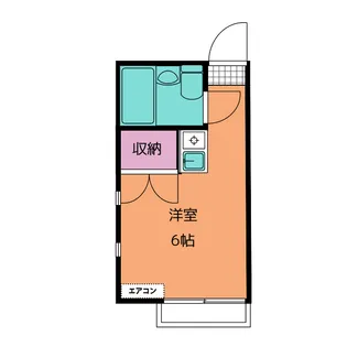 美しの森ハウスB棟【2階】の間取り