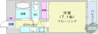 アリス川平第1【1階】の間取り