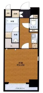 COCORO-WEST【4階】の間取り