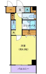 スパシエルクス池袋【4階】の間取り