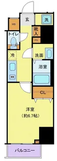 ジェノヴィア錦糸町スカイガーデン【4階】の間取り