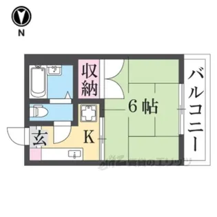 エスト香里【2階】の間取り
