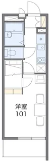 レオパレスプレジャー【2階】の間取り