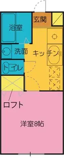 1Kの間取り画像