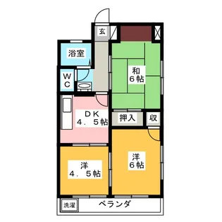 フジマンション【6階】の間取り