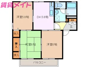 モーニンググローリー【1階】の間取り