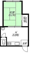若葉荘【2階】の間取り