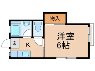 ホワイトコ-ポラス【2階】の間取り
