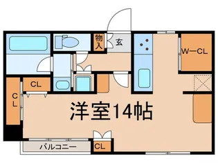 サンハイツ八幡山A棟【3階】の間取り