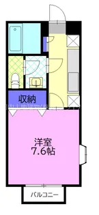 コーポサザンセイル【1階】の間取り