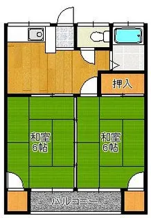 茨城県水戸市元吉田町【アパート】の間取り