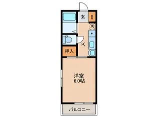 セリバテール東谷山II【2階】の間取り