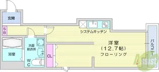 メリディアン多賀城笠神壱番館【2階】の間取り
