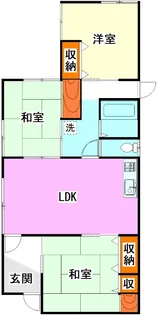 福岡県飯塚市庄司【一戸建】の間取り