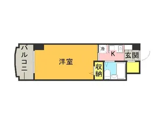 福岡県久留米市西町【マンション】の間取り