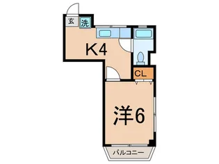 有田マンション【1階】の間取り