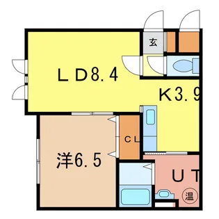 lino grace【1階】の間取り