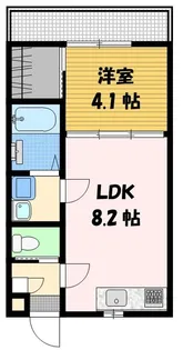 modern palazzoレイール【3階】の間取り