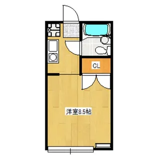 東京都杉並区下高井戸2【アパート】の間取り